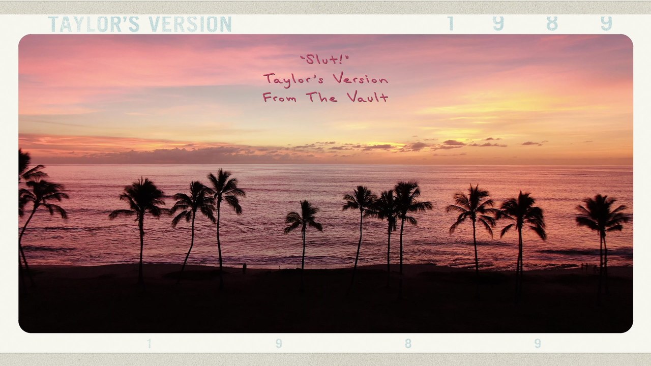 Taylor Swift - "Slut!" (Taylor's Version) (From The Vault) (Lyric Video)