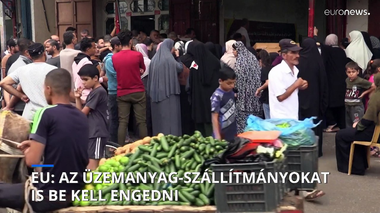 Az üzemanyagot is be kell engedni a Gázai övezetbe, követeli az EU