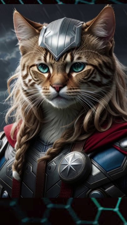 super hero versi kucing #AITECHNOLOGY #AIGENERATORS FULL VID FOLLOW @sang elbischio