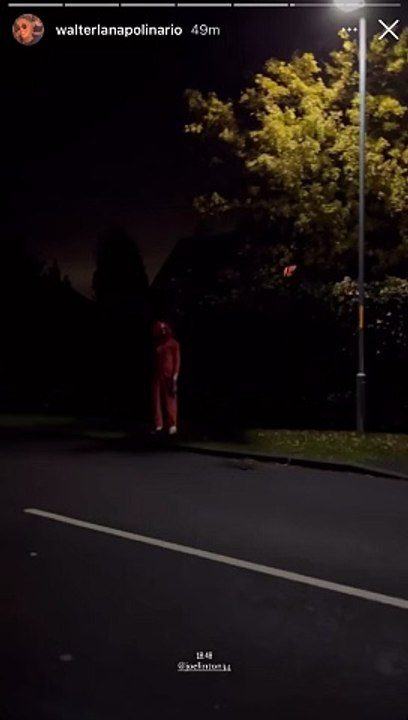 Joelinton's terrifying Halloween costume