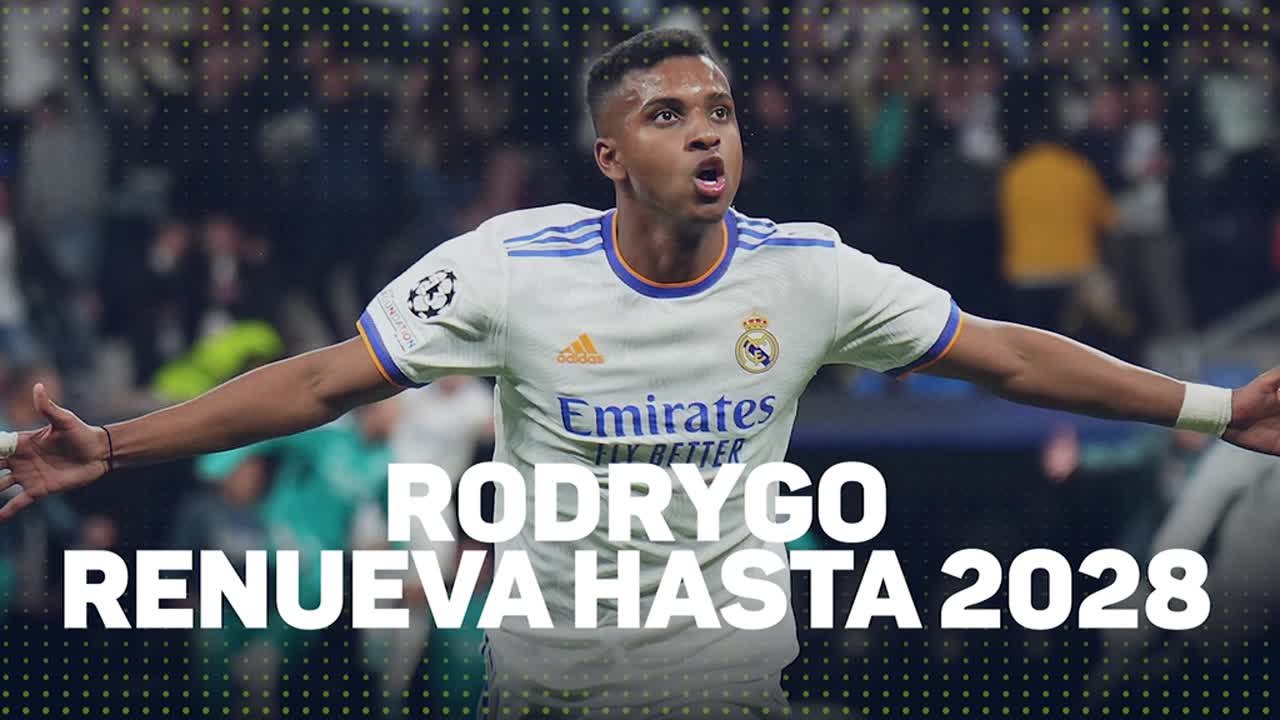 Rodrygo renueva hasta 2028