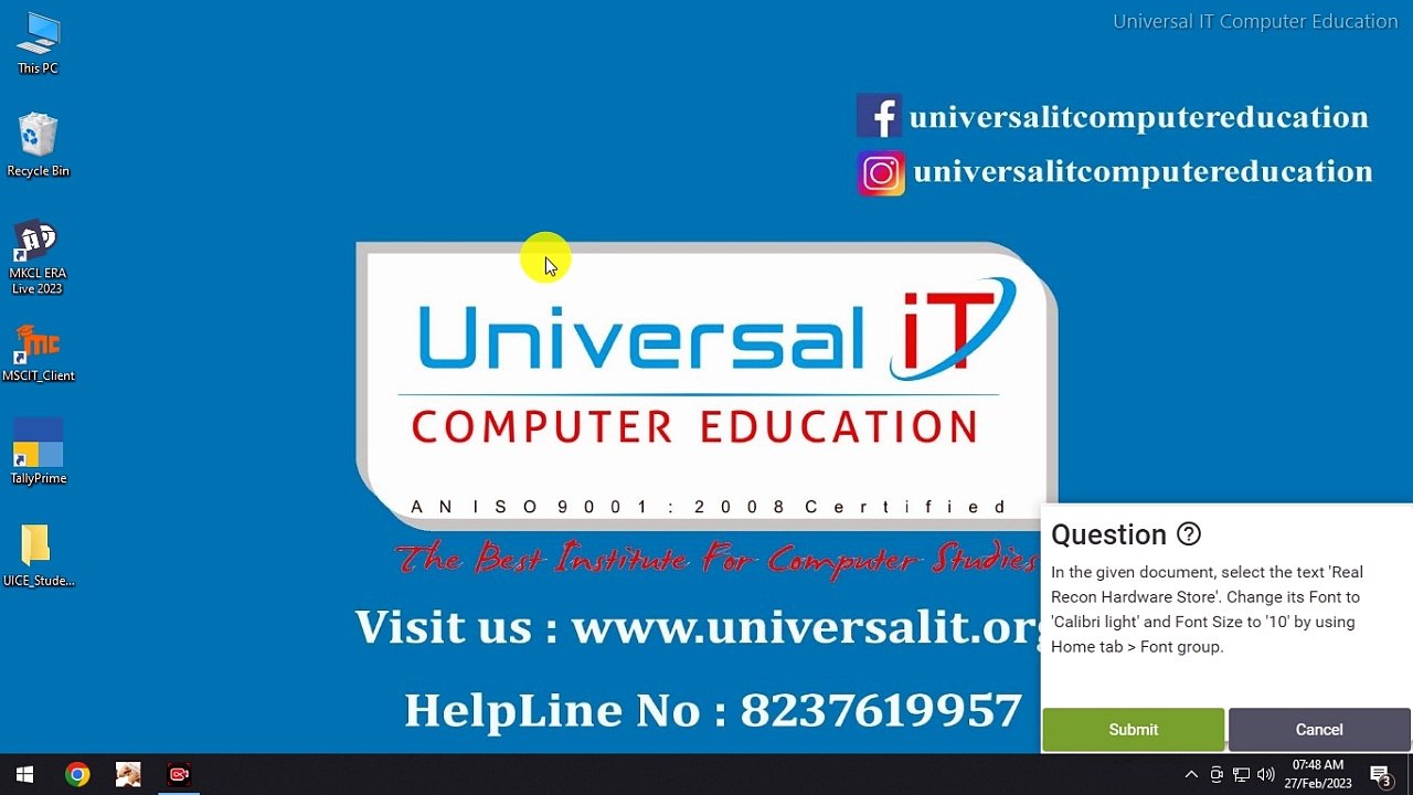 MSCIT Session 17 Guided Do It Yourself