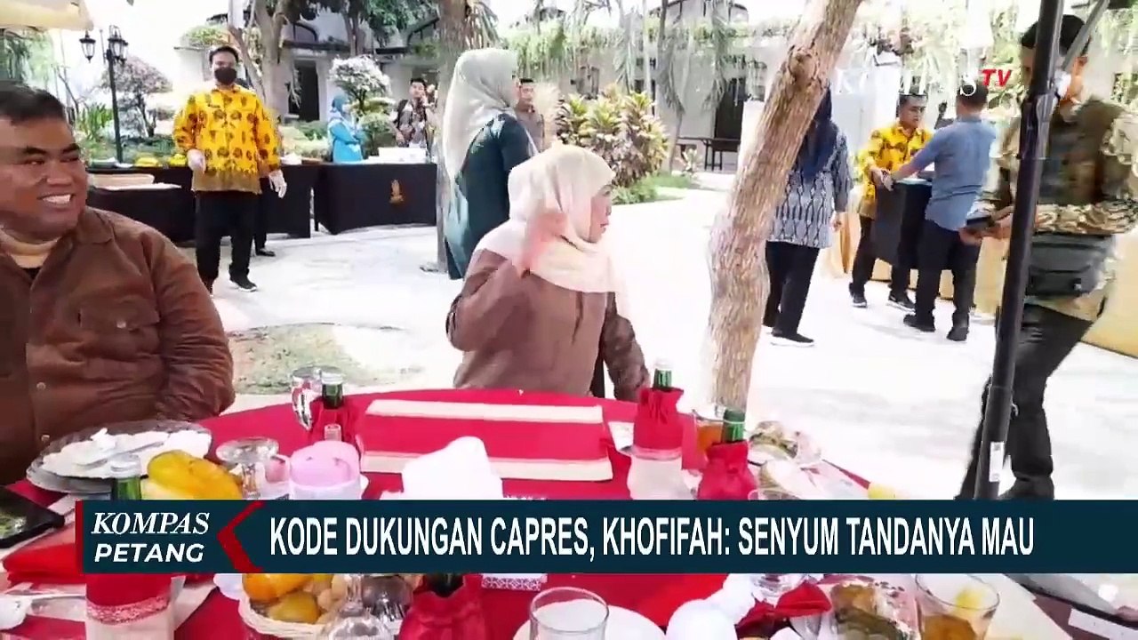 Kode Dukungan Capres, Khofifah: Senyum Tandanya Mau