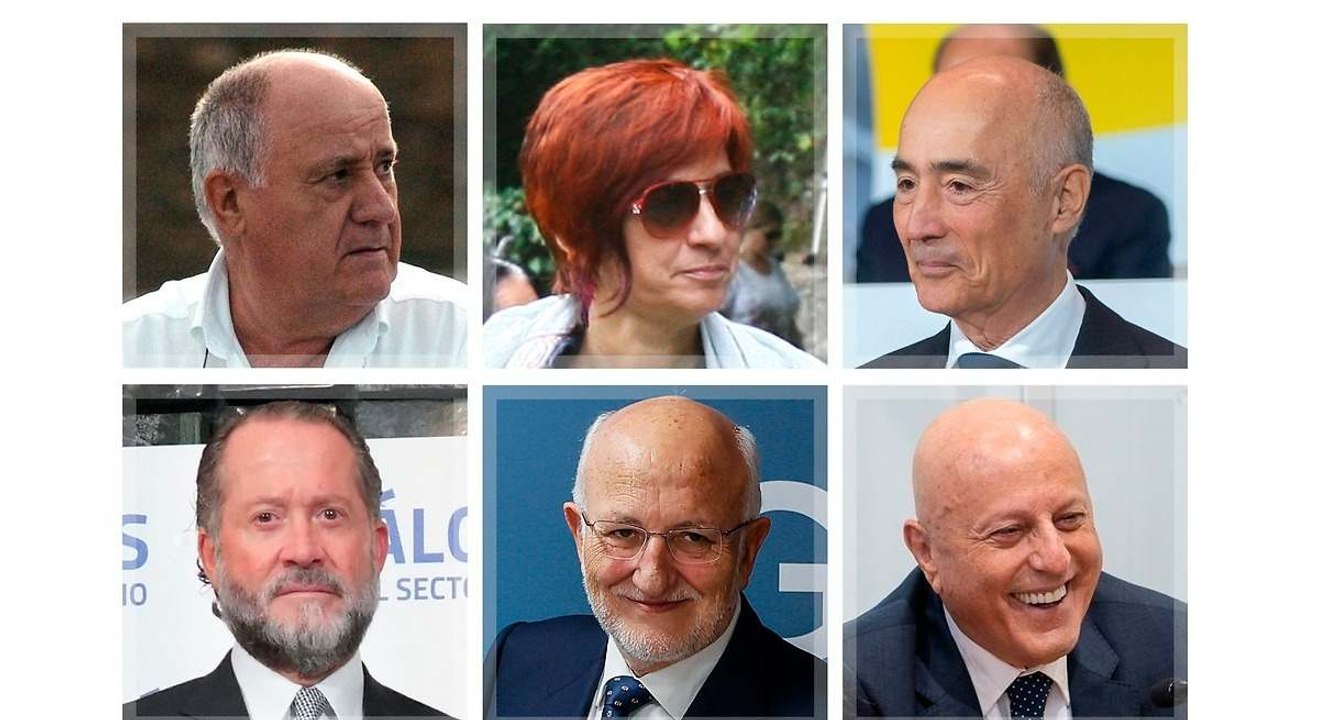 Amancio y Sandra Ortega, Del Pino, Escotet y Roig, los más ricos de España, según Forbes