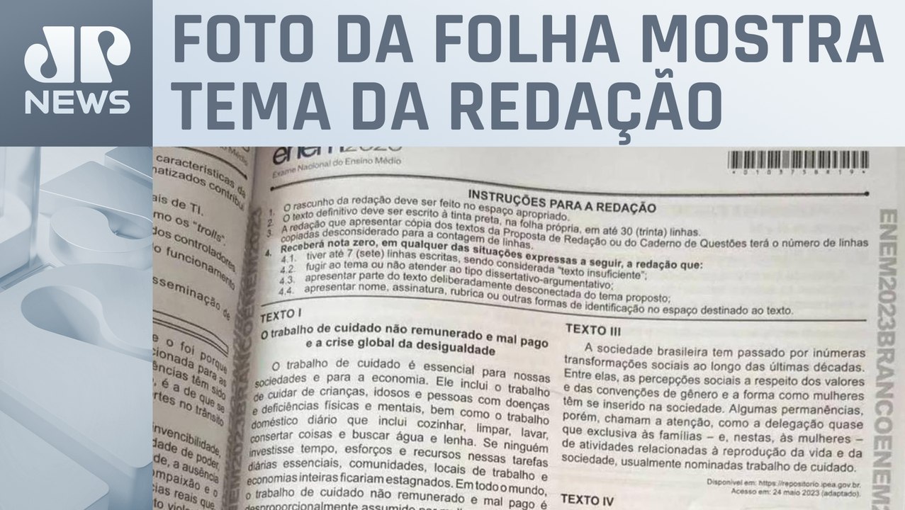 PF investiga vazamento de página do Enem