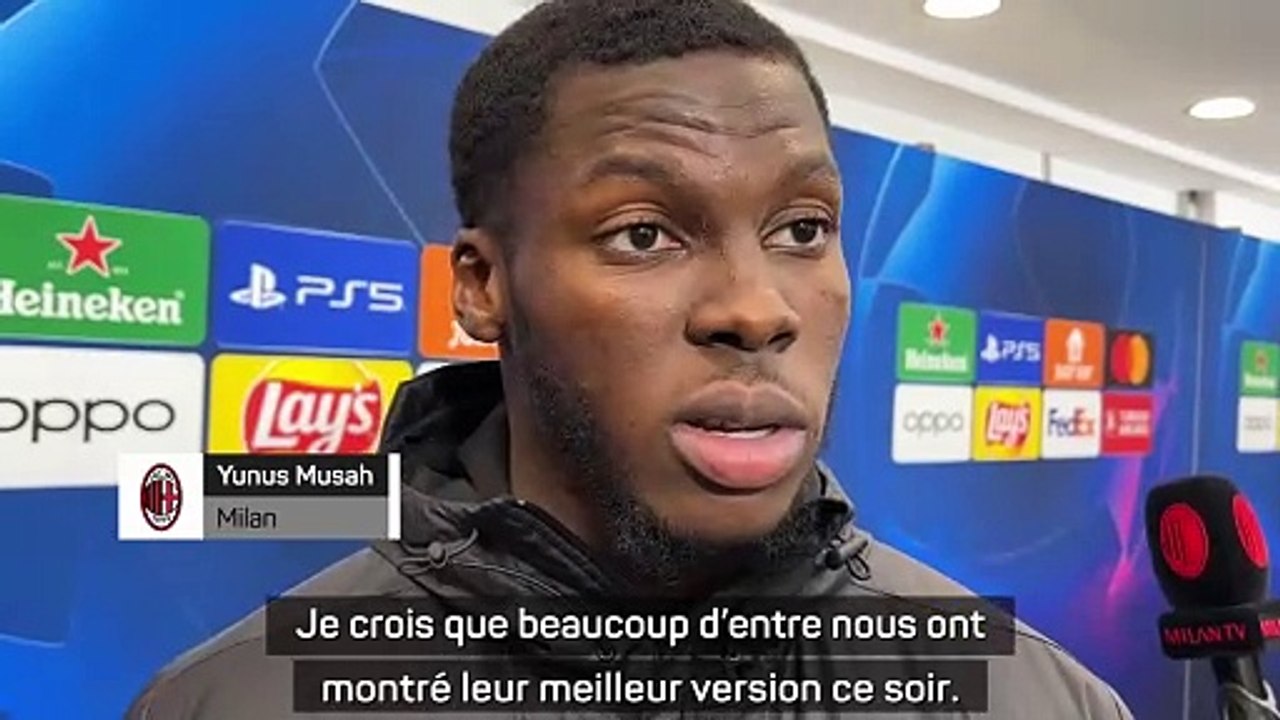 Musah : “Beaucoup d'entre nous ont montré leur meilleure version”