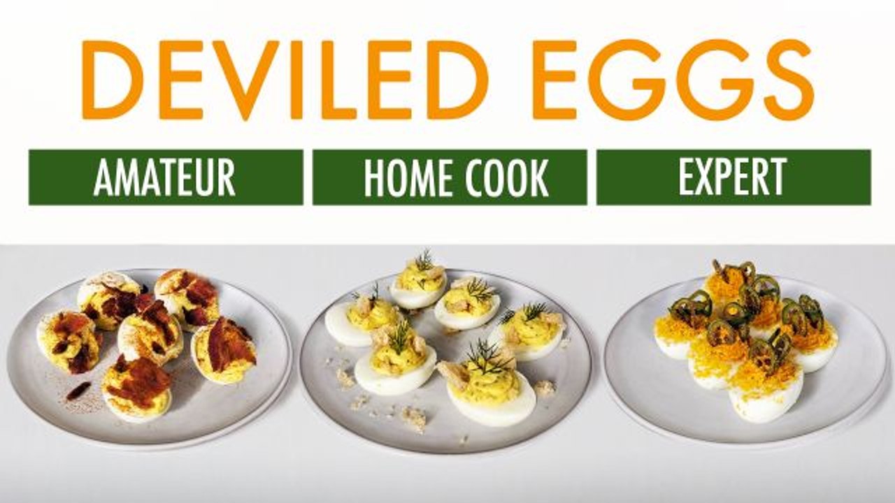 4 Levels of Deviled Eggs: Amateur to Food Scientist