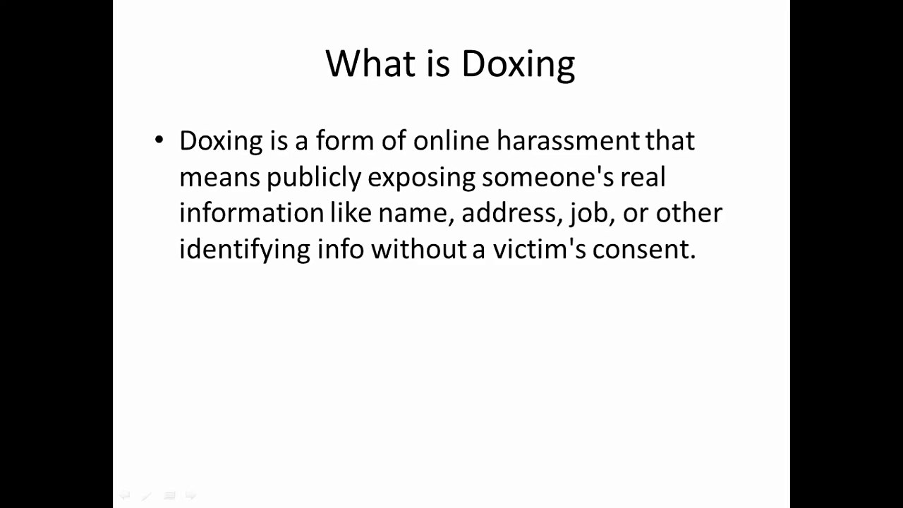 what is doxing in cyber security