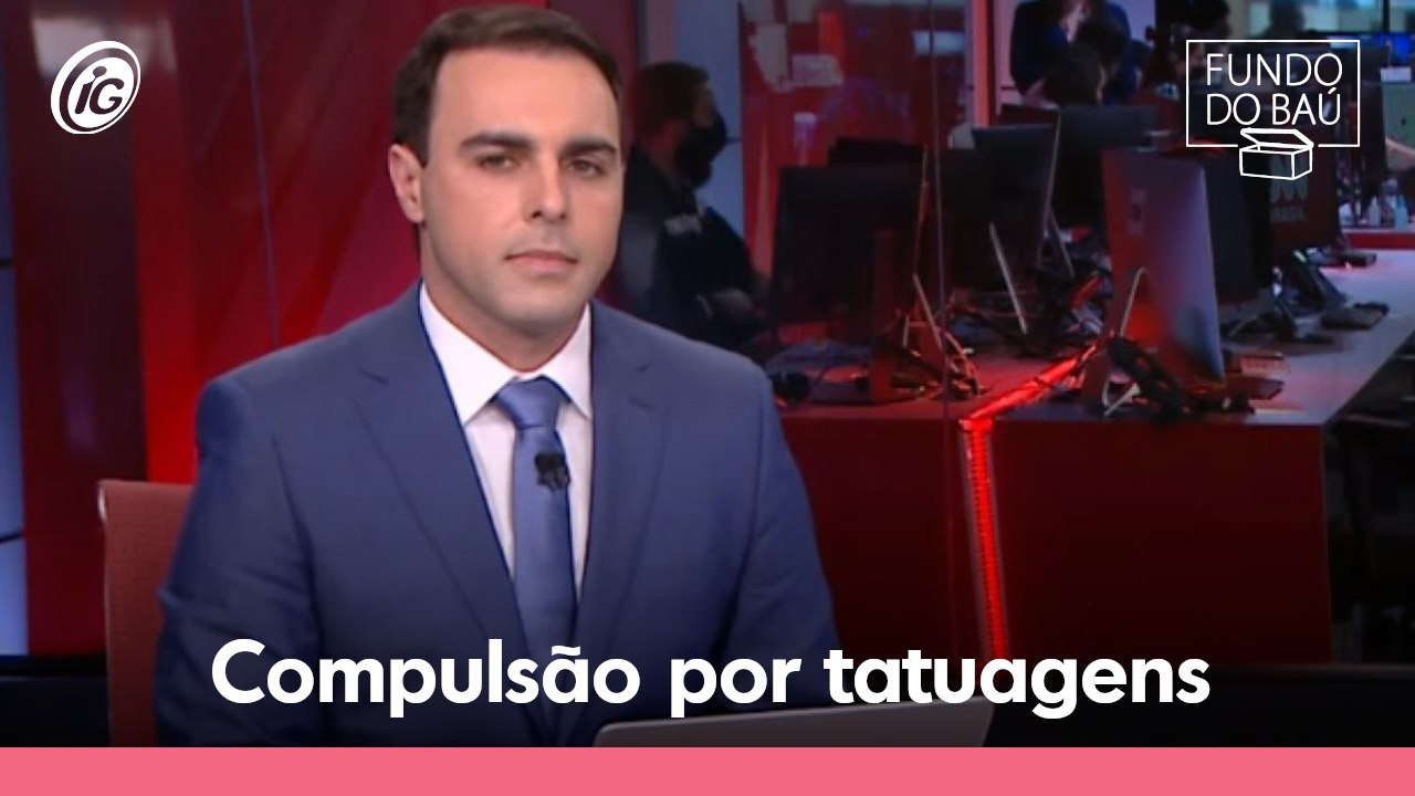 Âncora do Flow News revela 'compulsão' por tatuagens