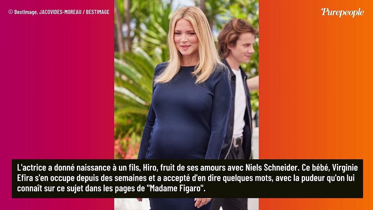 "Ma fille m'a appris que..." : Virginie Efira maman à 46 ans d'un petit Hiro, ses erreurs qu'elle ne veut pas reproduire