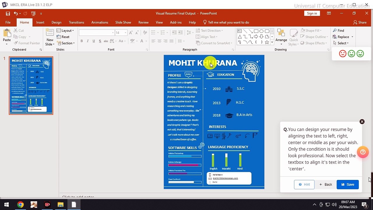 MSCIT Session 48 Simulation Questions