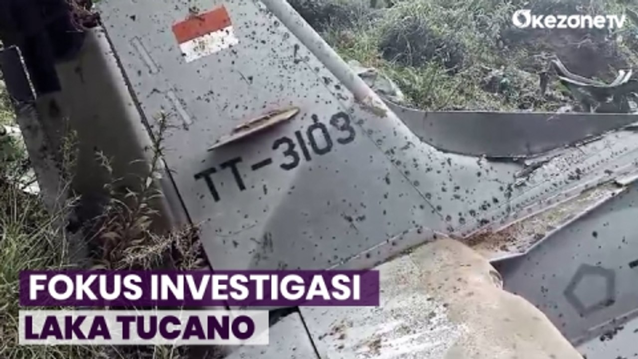 Evakuasi Barang Bukti Laka Super Tucano, Petugas Potong Bangkai Pesawat