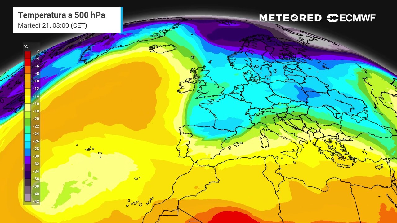 L'arrivo di aria più fresca