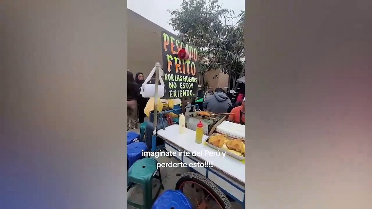 Vendedor peruano sorprende con ingenioso letrero