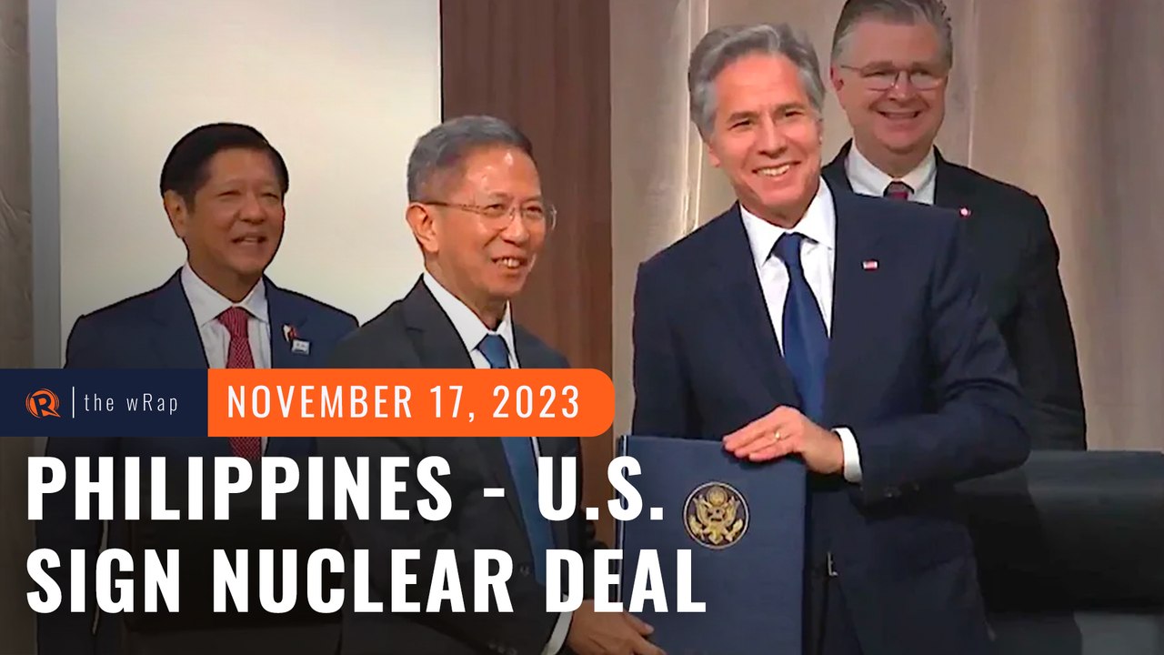 Philippines, US sign landmark nuclear deal