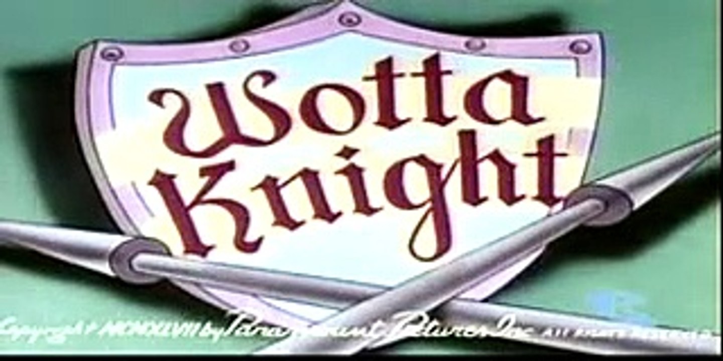 Famous Studios - Popeye - Wotta Knight (1947) cartoon