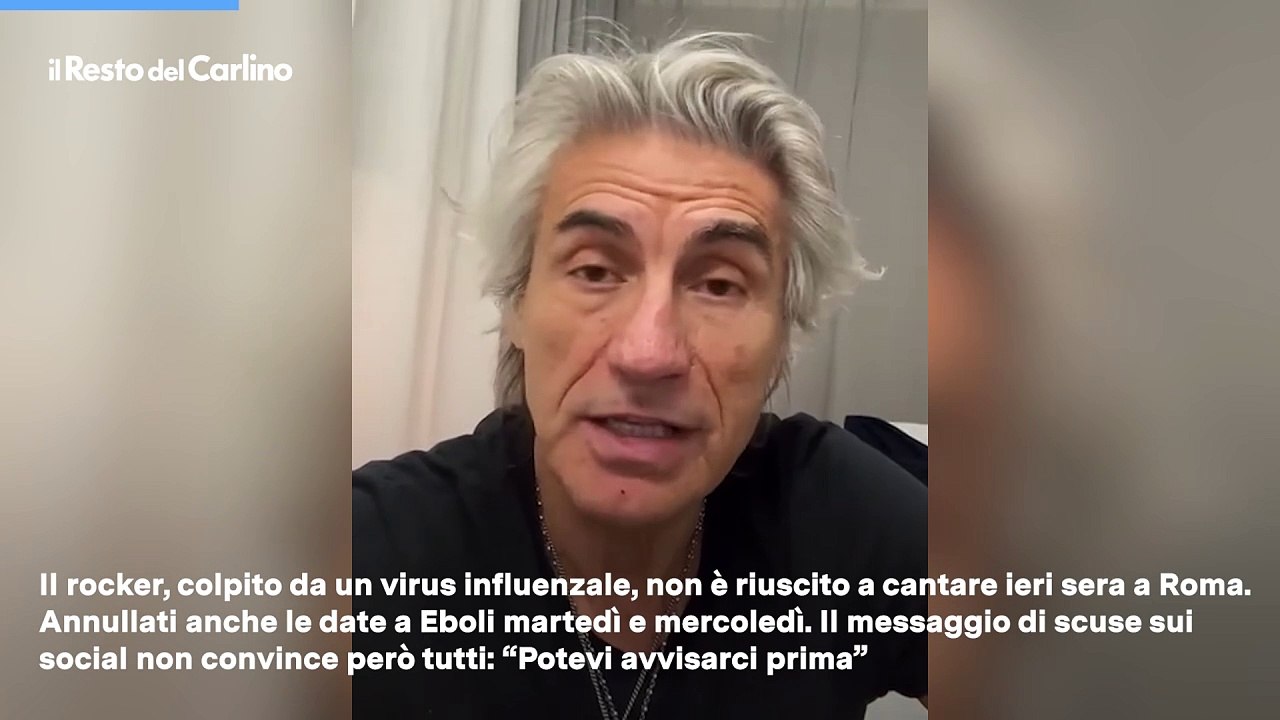 Ligabue annulla alcune date: ?Sono senza voce?, ma alcuni fan non ci stanno