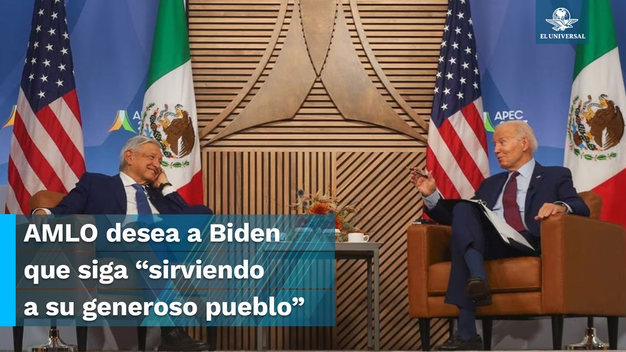 López Obrador felicita al presidente Joe Biden por su cumpleaños 81