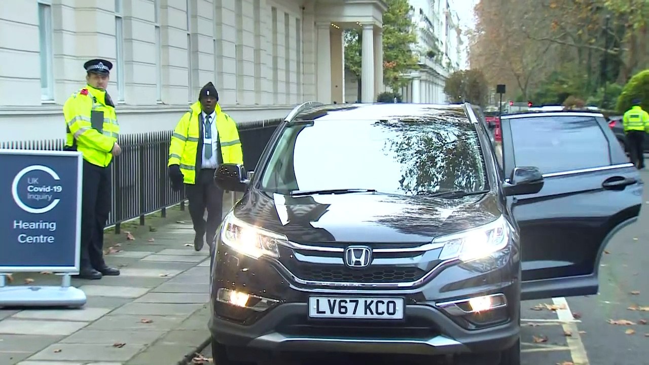 Chris Whitty arrives at Covid Inquiry