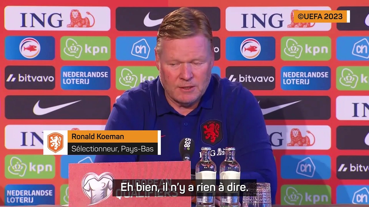 Koeman prend la défense de Xavi Simons