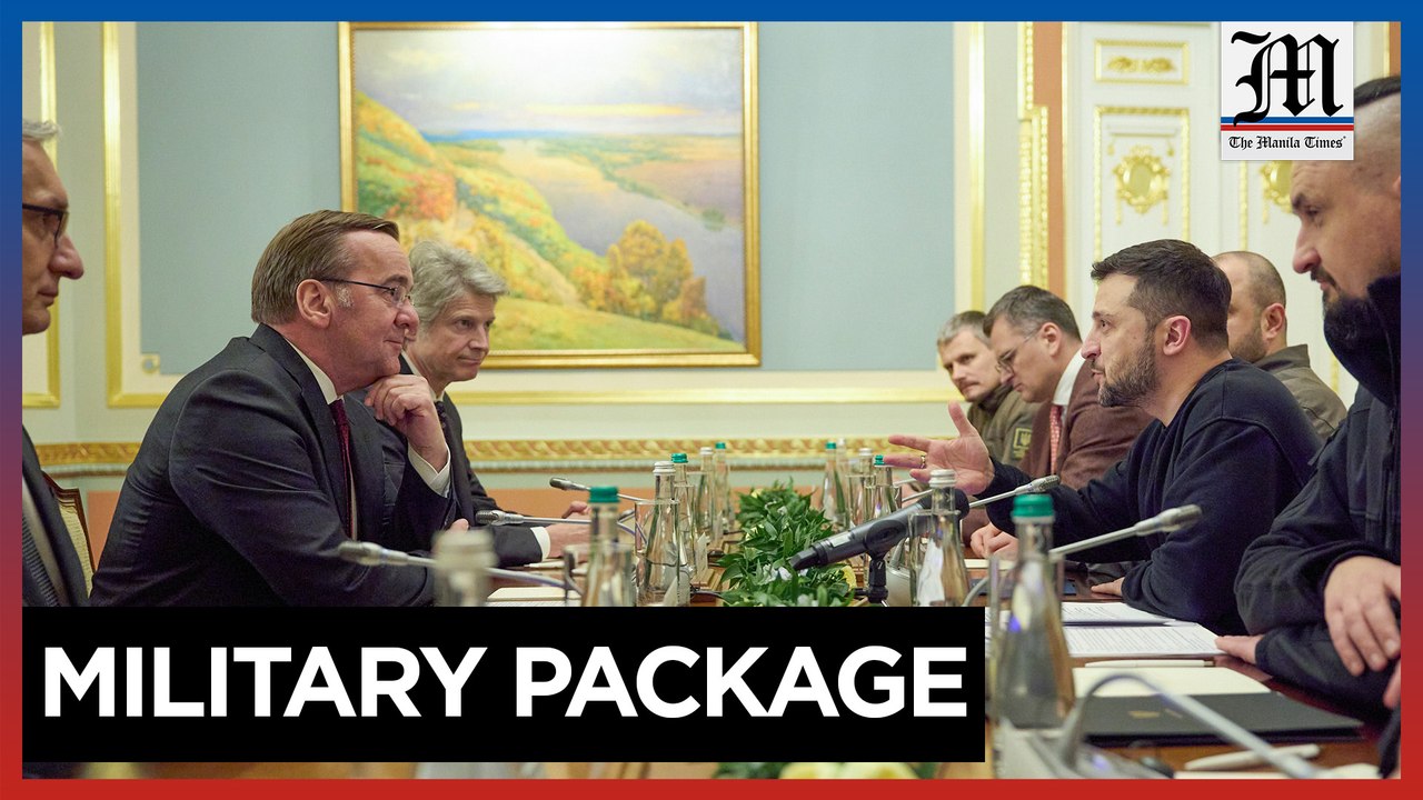 German defense minister vows continued aid to Ukraine