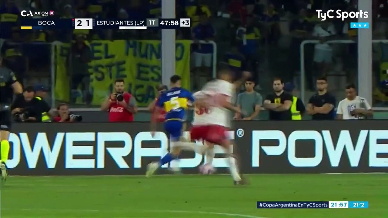 Con doblete de Merentiel, Boca se lo da vuelta a Estudiantes