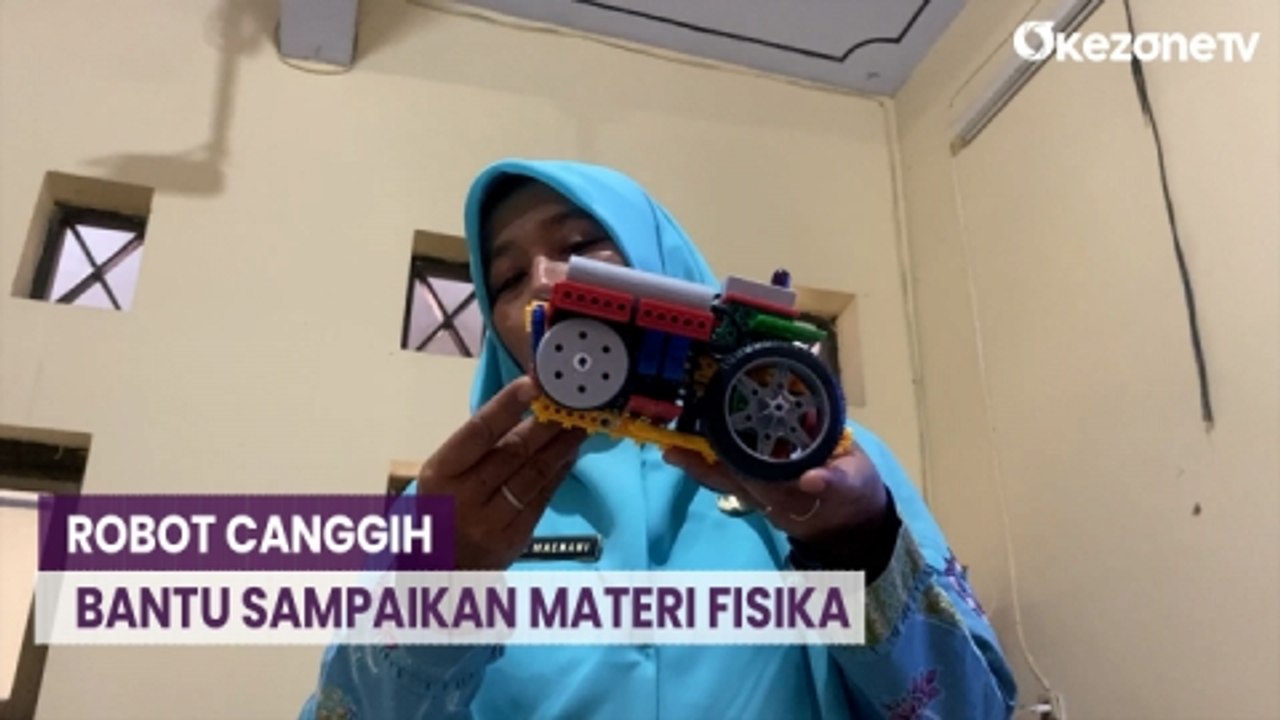 Guru Fisika di Banjarnegara Gunakan Robot Canggih untuk Materi Belajar