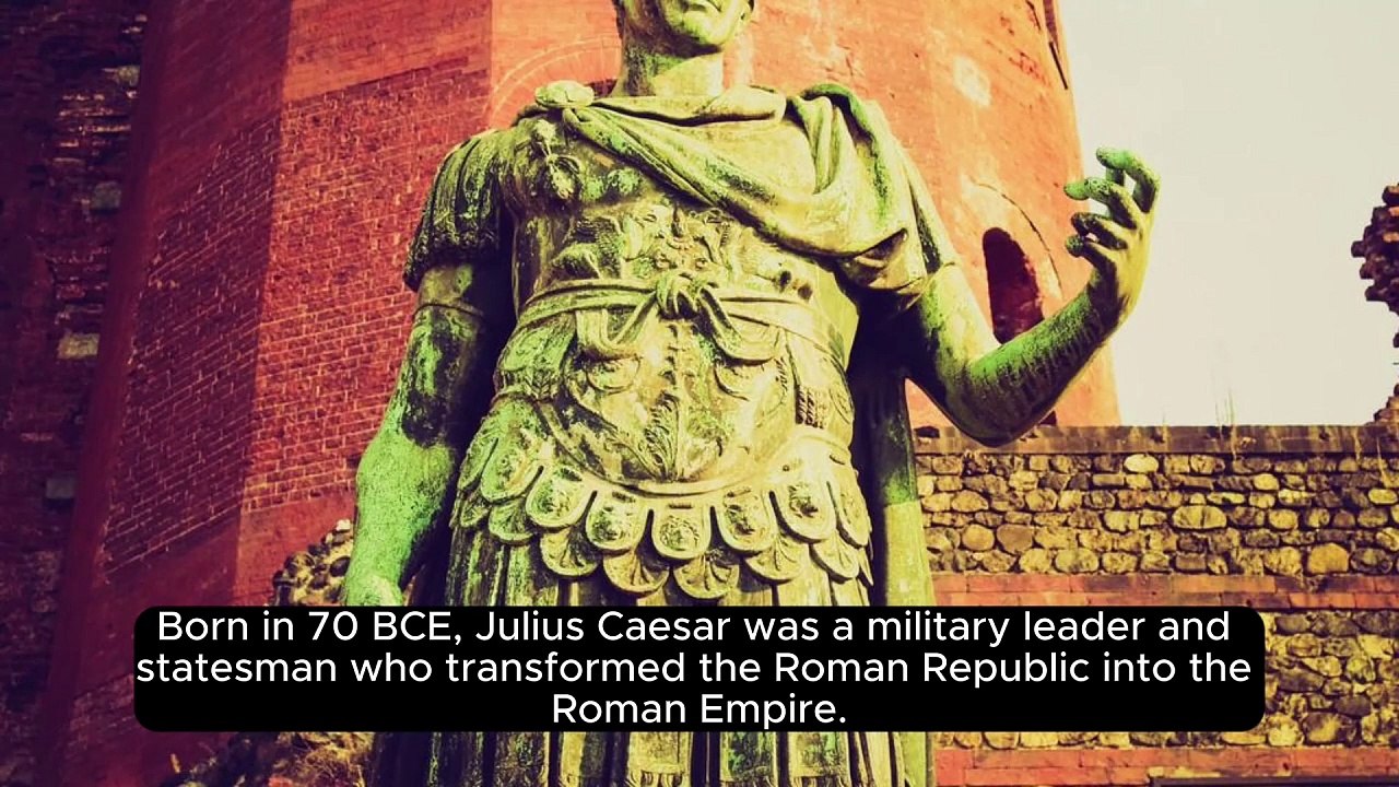 History of the Roman Emperor Julius Caesar. #History