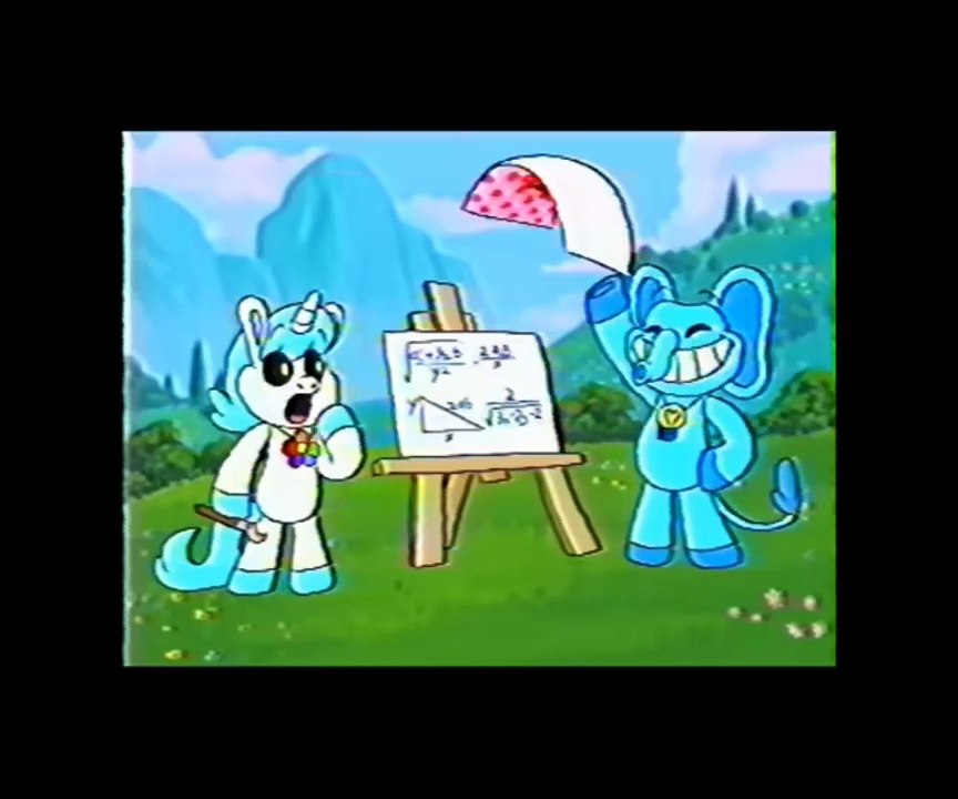 Smiling critters cartoon