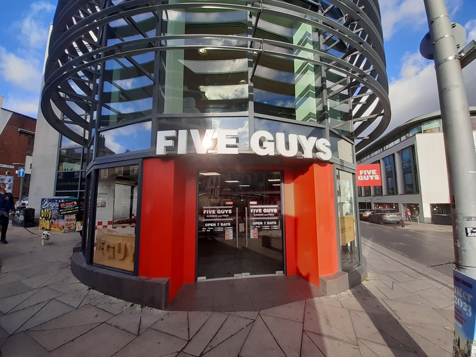 Five Guys fast food restaurant's limited-edition milkshake