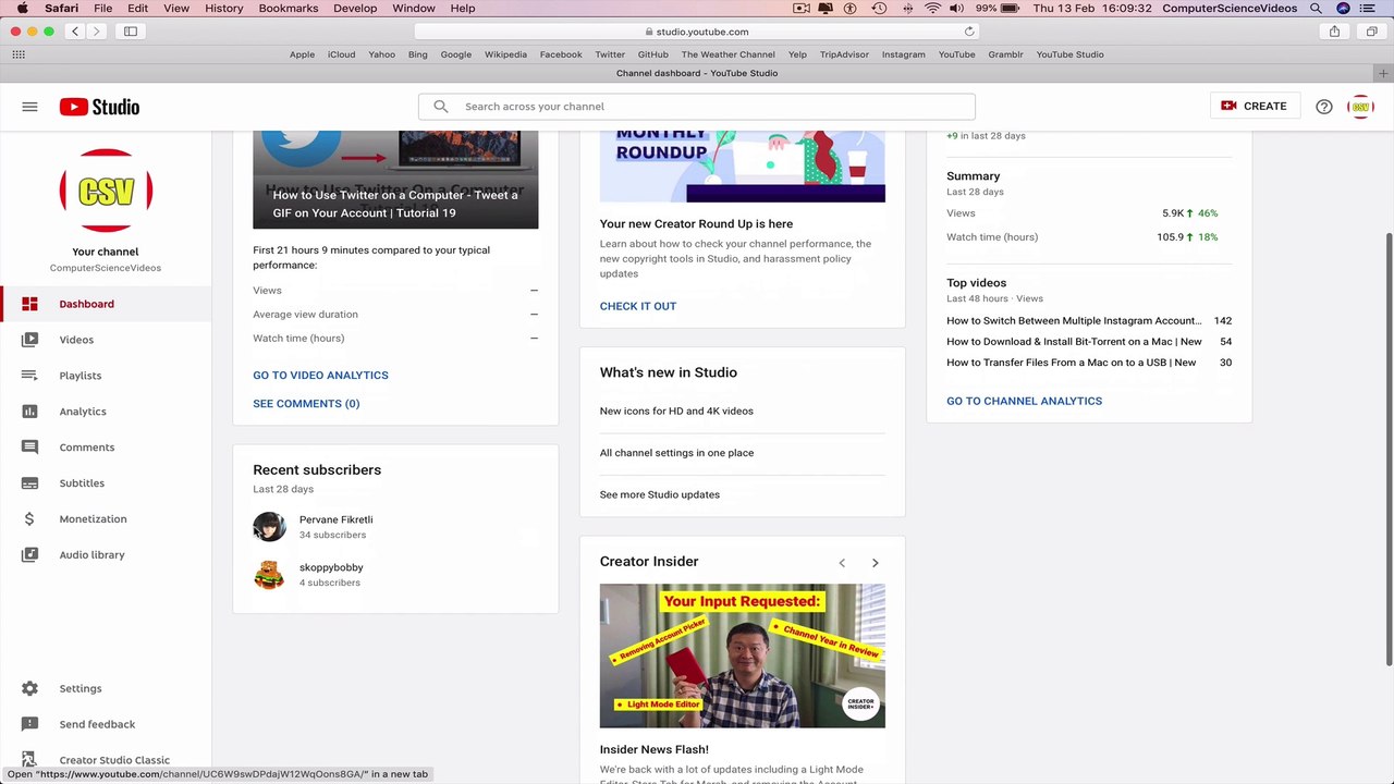 How to USE YouTube - Access Your YouTube Studio Dashboard | Tutorial 3