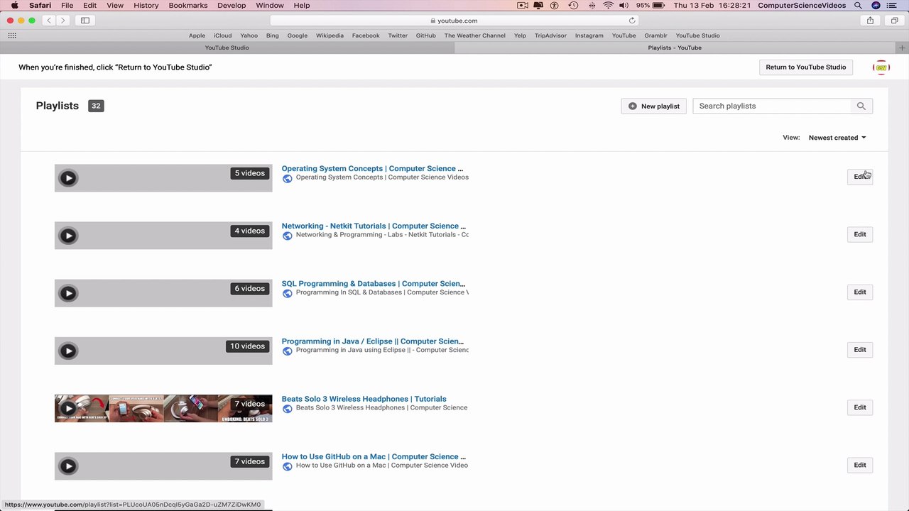 How to USE YouTube - Access Your YouTube Studio Playlists | Tutorial 5