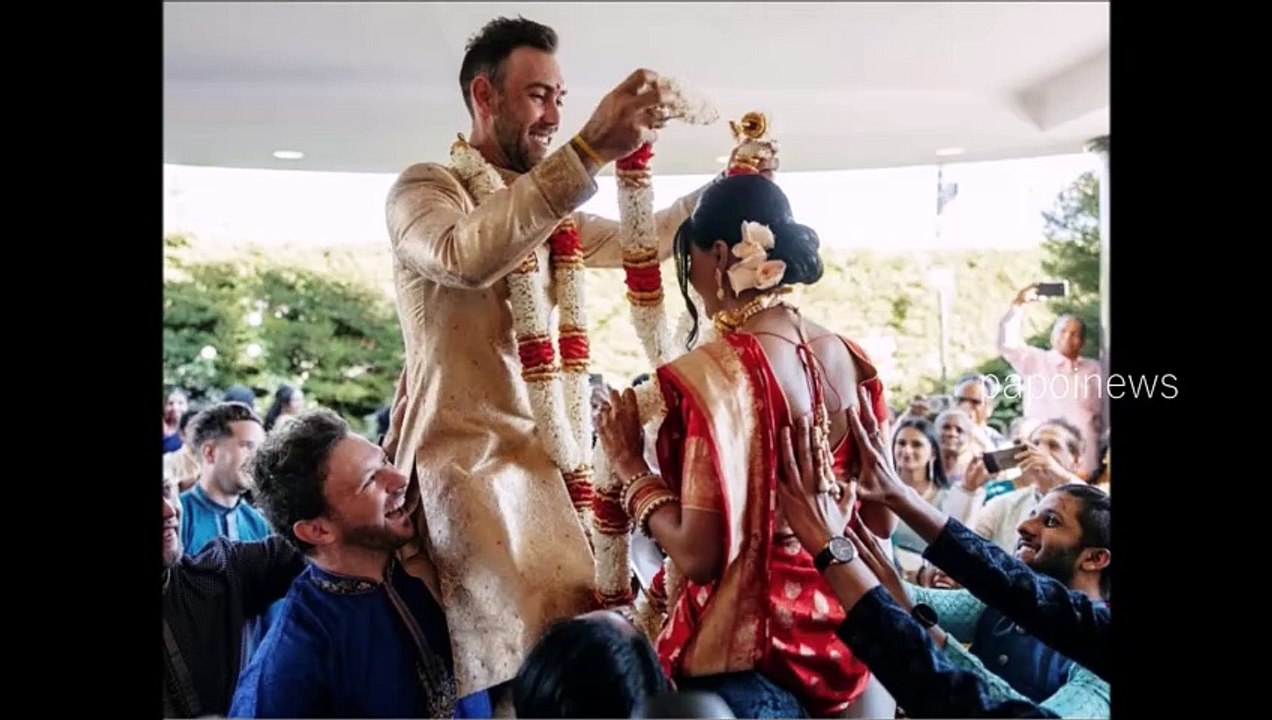 Australian Cricketer Glenn Maxwell with Wife & Kid