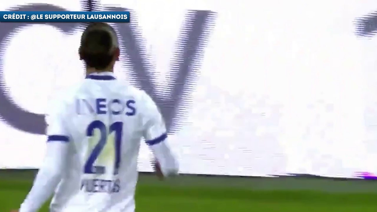 Le missile de Cameron Puertas avec le FC Lausanne-Sport