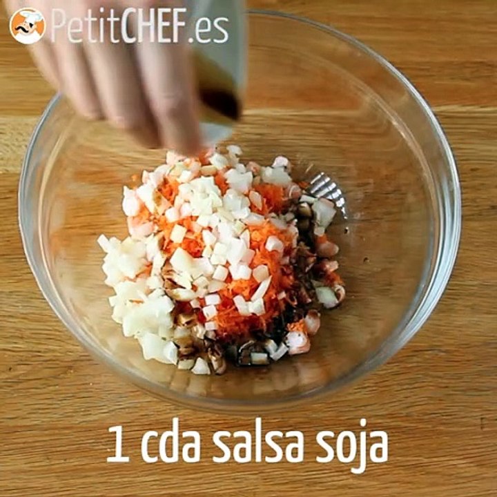 Nems de gamba, rollitos de primavera extra crujientes