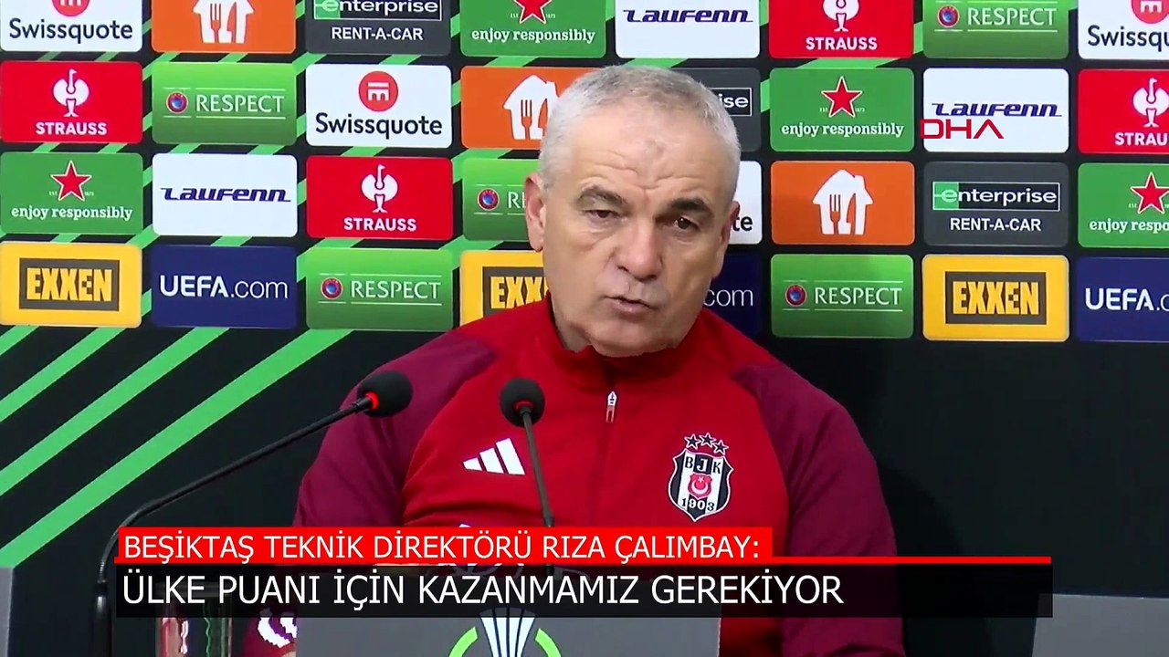 Rıza Çalımbay, Club Brugge öncesi konuştu: Ülke puanı için kazanmamız gerekiyor