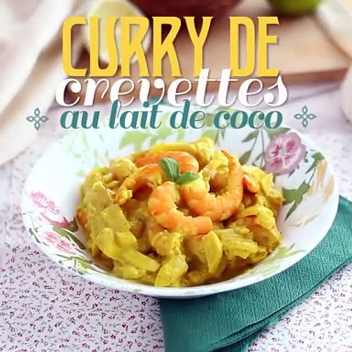 Express coconut shrimp curry