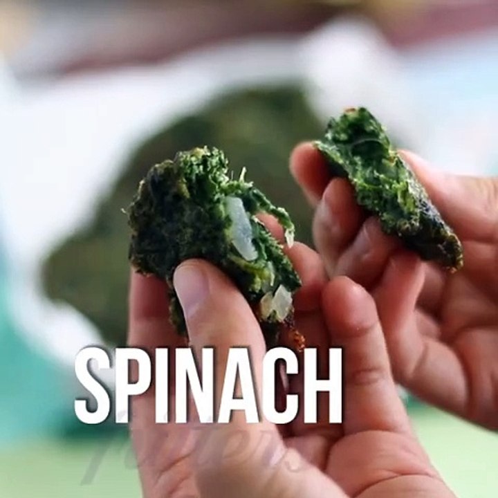 Easy spinach fritters