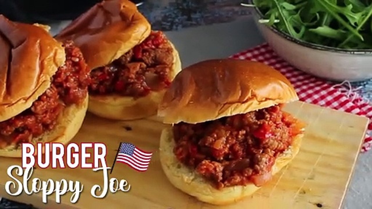 Burger style sloppy joe