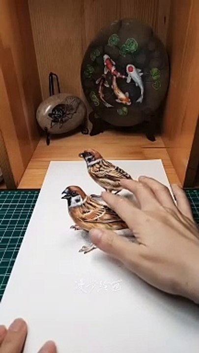 3D Bird Drawing Ideas | Creative 3D Art for Kids