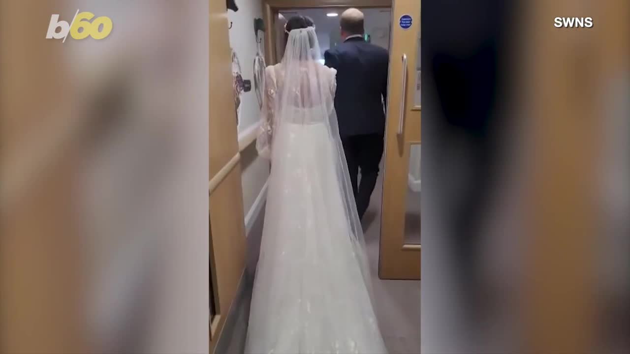 This Wedding Reception Had an Unusual Venue