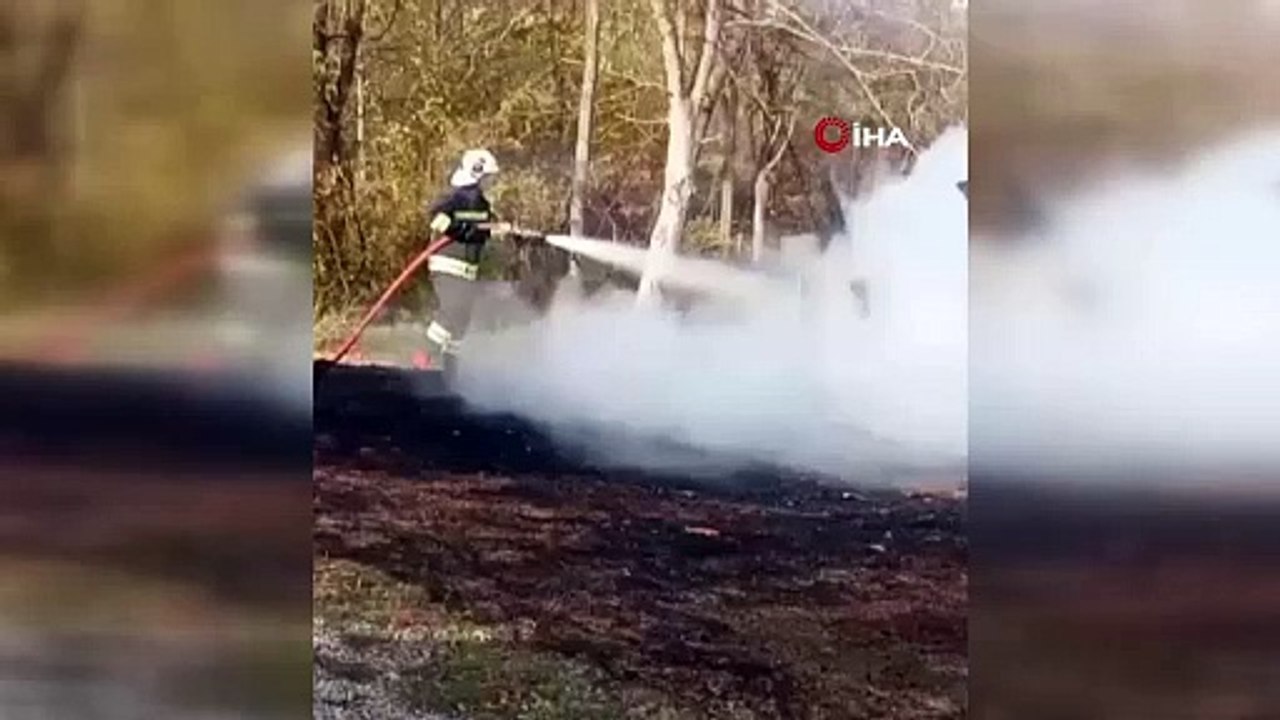 Sinop’ta tahıl ambarı alevlere teslim oldu