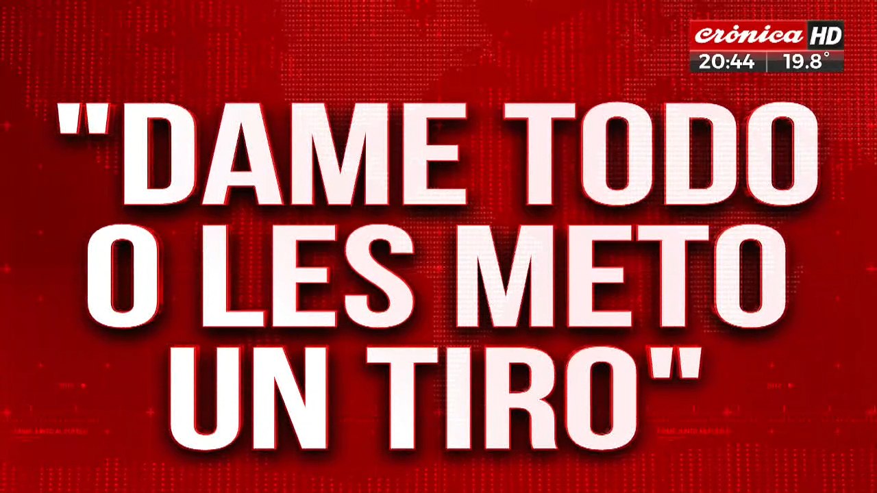 Terrible ataque motochorro: asaltaron a dos hombres