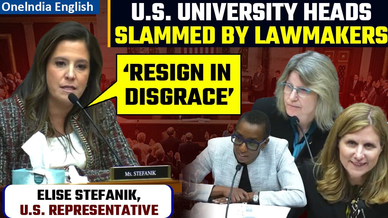 Israel-Hamas: Harvard, Penn, MIT Heads Face Congress Over Campus Anti-Semitism Acts | Oneindia News