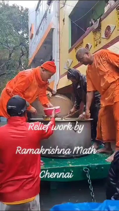 Relief work by Ramkrishna Math