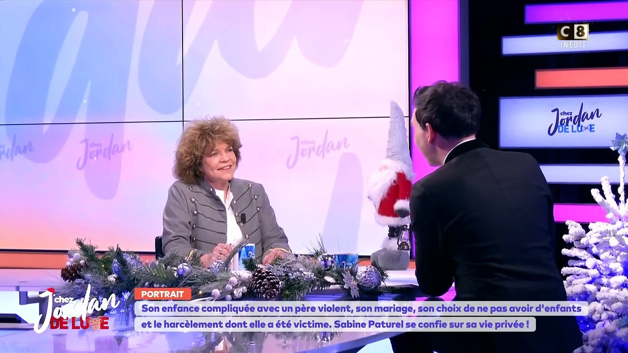 Sabine Paturel dans l'émission "Chez Jordan de Luxe" sur C8.