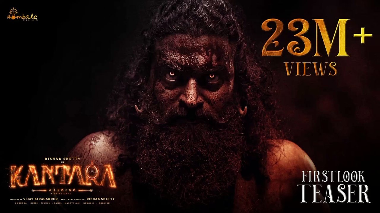 Kantara A Legend Chapter-1 First Look Teaser | RishabShetty|Ajaneesh| VijayKiragandur |Hombale Films