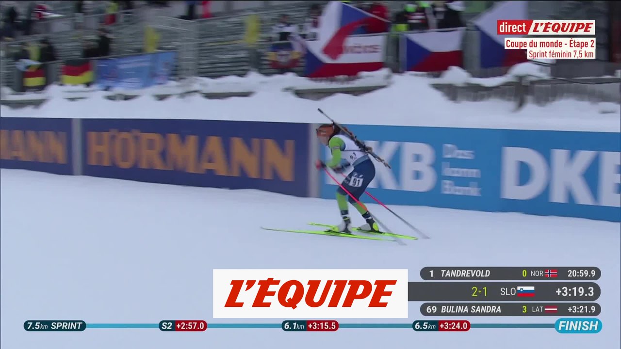 Justine Braisaz-Bouchet troisième du sprint d'Hochfilzen - Biathlon - CM (F)