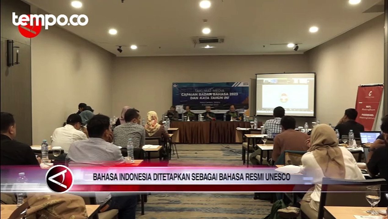 Bahasa Indonesia Ditetapkan Sebagai Bahasa Resmi UNESCO