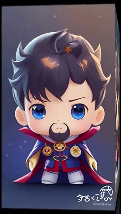 Cute  chibi Doctor strange